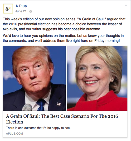 A Plus: Host meaningful conversation