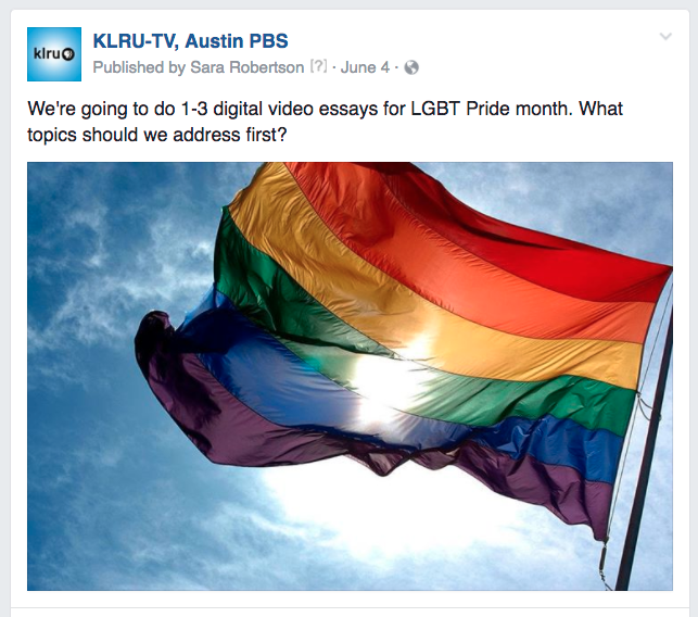KLRU LGBT topics