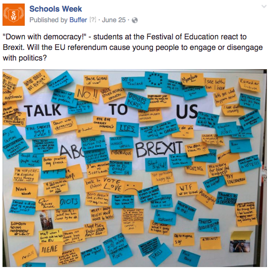 SW democracy postits