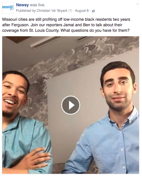 Newsy Ferguson video