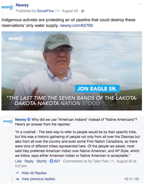 Newsy Native Americans