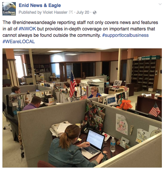 Enid newsroom pic