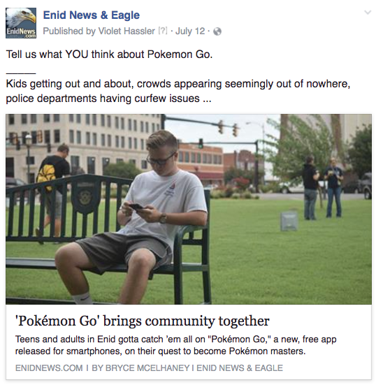 Enid Pokemon Go community