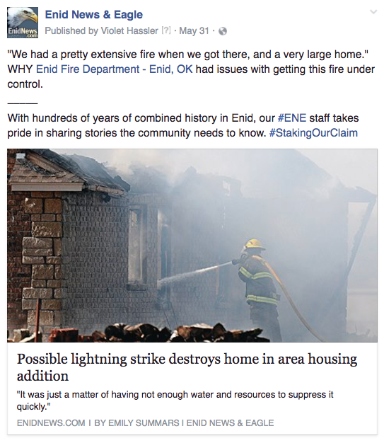 Enid fire explanation