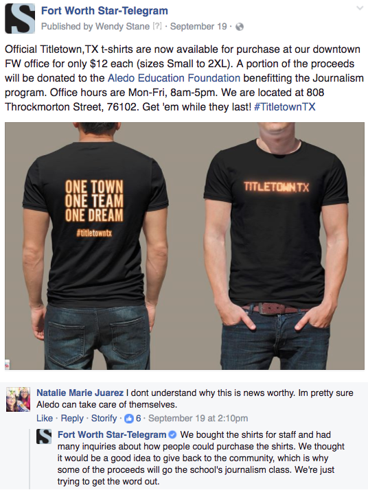 FW tshirt explanation