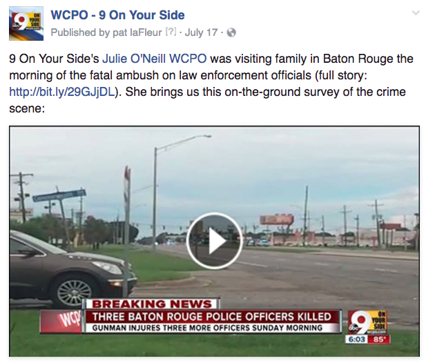 WCPO Baton Rouge reporter