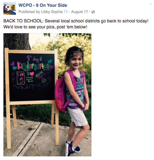 WCPO back to school pics