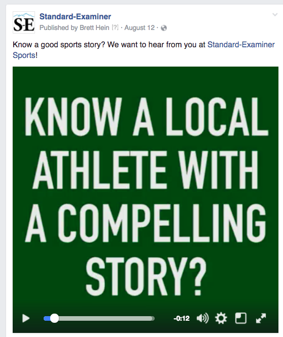 Ogden sports invite video