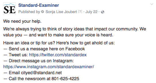 Ogden text contact us