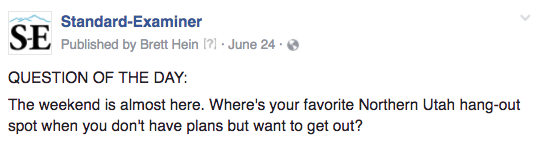 Stay involved in the conversation you host.