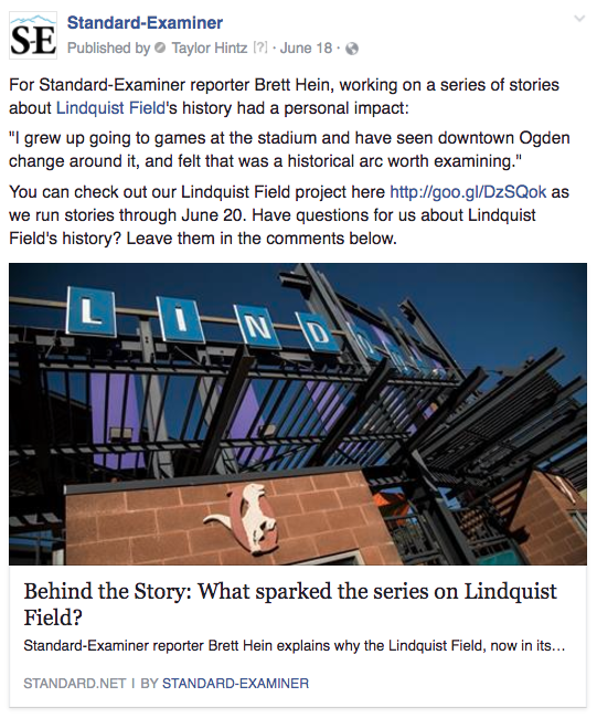 Ogden behind the scenes stadium