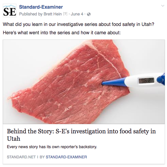 Ogden behind the scenes food safety