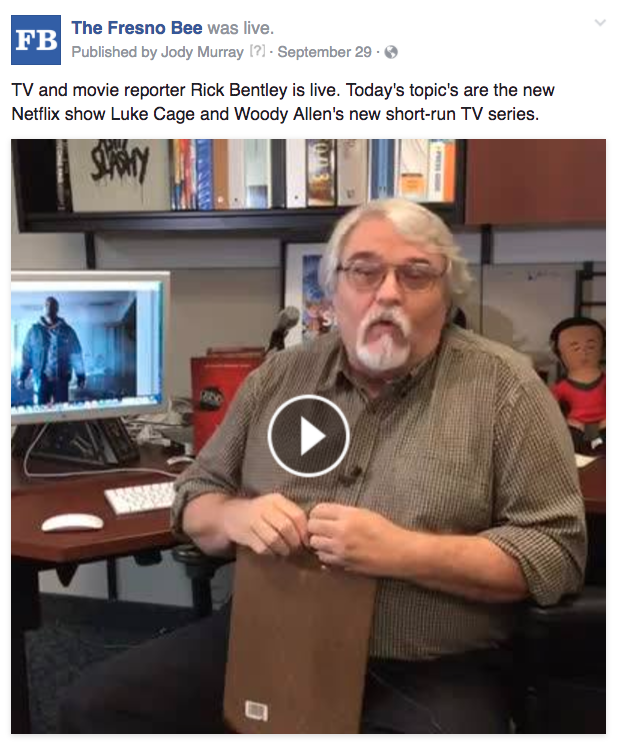 Fresno TV reporter live