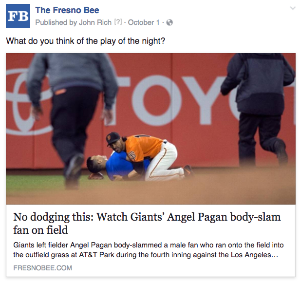 If you pose a question, try getting right to the point.