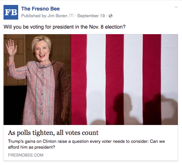 Fresno will you be voting