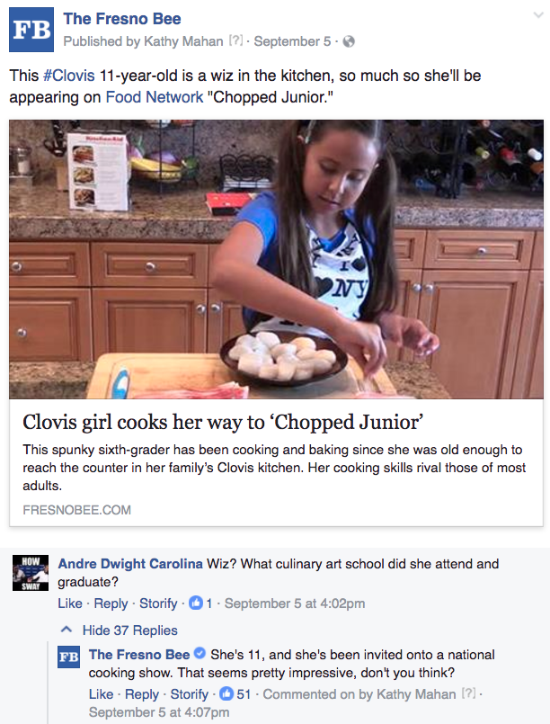 Look for opportunities to productively challenge trollish comments. It respects the participation of the more constructive commenters. (51 users hit like.)