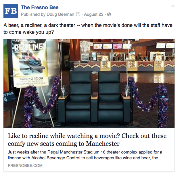 Fresno movie comfort