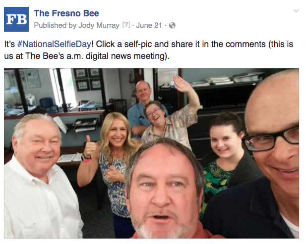 Fresno selfie day