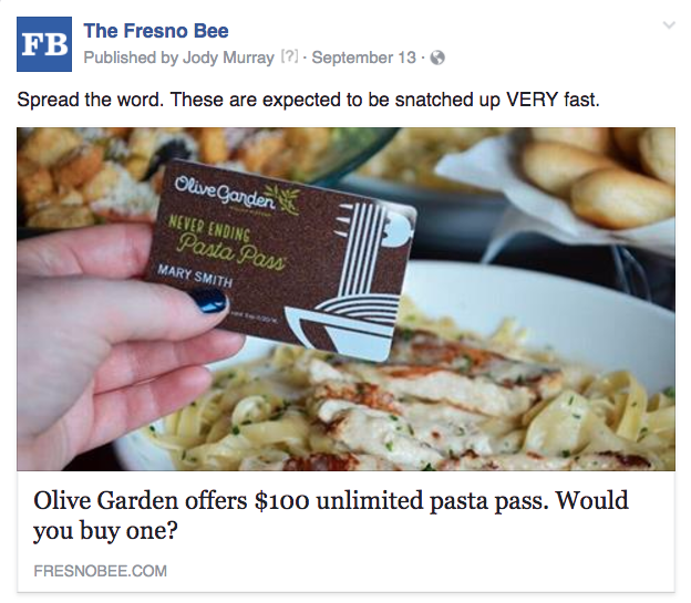 Fresno Olive Garden