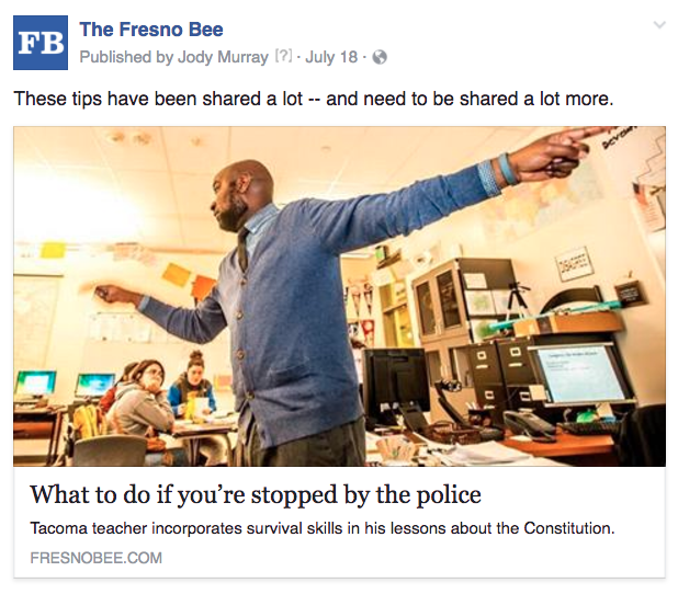 Fresno stopped by police