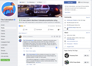 While sharing a crime story on Facebook, the Coloradoan received questions about how they approach covering crime stories. In the comments section of the Facebook post, the news organization explained their crime coverage policy and answered questions from users.