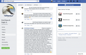 Enid News and Eagle received critical comments after sharing a story on Facebook. The commenter was critical of their overall news coverage, specifically mistakes found in the paper. The news organizations responded to the commenter, explaining where corrections can be found and how the paper strives for accuracy. When responding, Enid also discussed the important role it serves in the community.