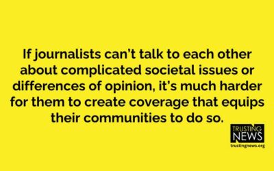 Survey your staff about internal culture and trust