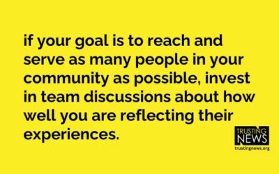 Host staff conversations about how you cover tough issues