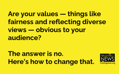 Go further than these CBS and MSNBC values statements